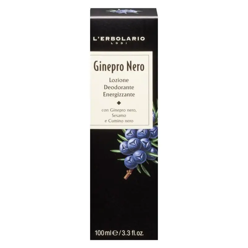 Ginepro Nero Lozione Deodorante Energizzante 100 Ml