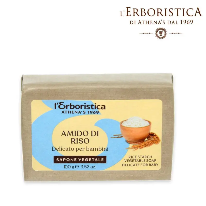 L'erboristica sapone vegetale all'amore di riso 100 gr