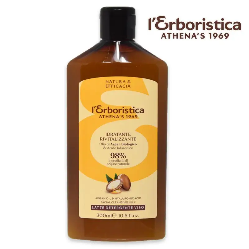 L'eroristica latte detergente viso argan 300ml