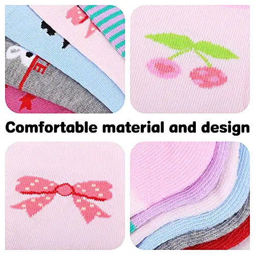 L&K-II 12 paia calzini delle ragazze calzini bambino in cotone confortevole 2808VA miniatura 3