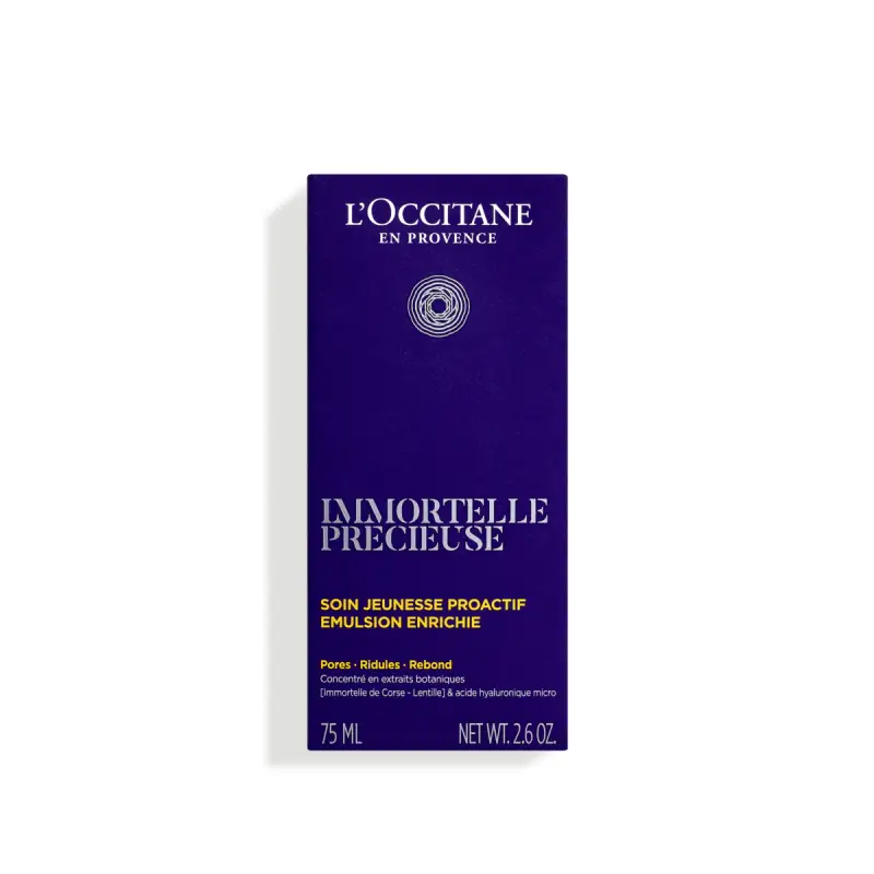 Immortelle Precieuse Émulsion Enrichie - Trattamento antietà pelli mature, Crema antirughe, Siero antirughe miniatura 2