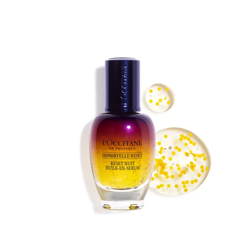 Immortelle Reset Nuit Huile-En-Serum - Trattamento antietà pelli mature, Crema antirughe, Siero antirughe miniatura 3