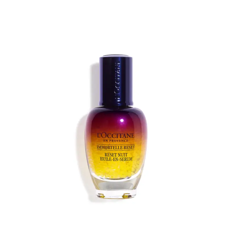 Immortelle Reset Nuit Huile-En-Serum - Trattamento antietà pelli mature,Crema antirughe,Siero antirughe