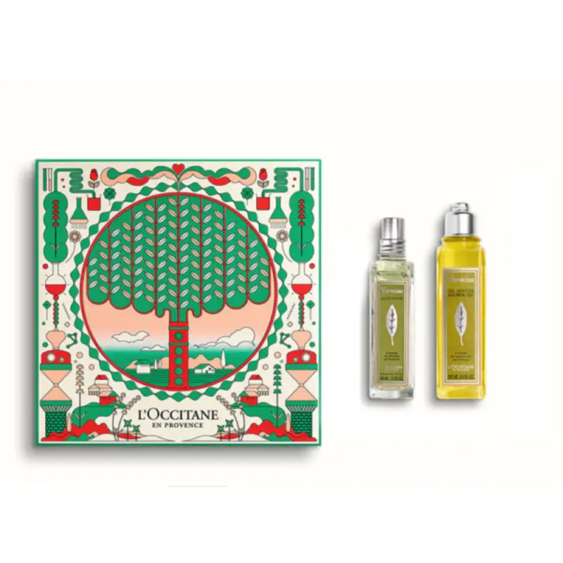 Set L'occitane Le Fraicheur Vervene Edt 100ml Gel Verbena 250ml@