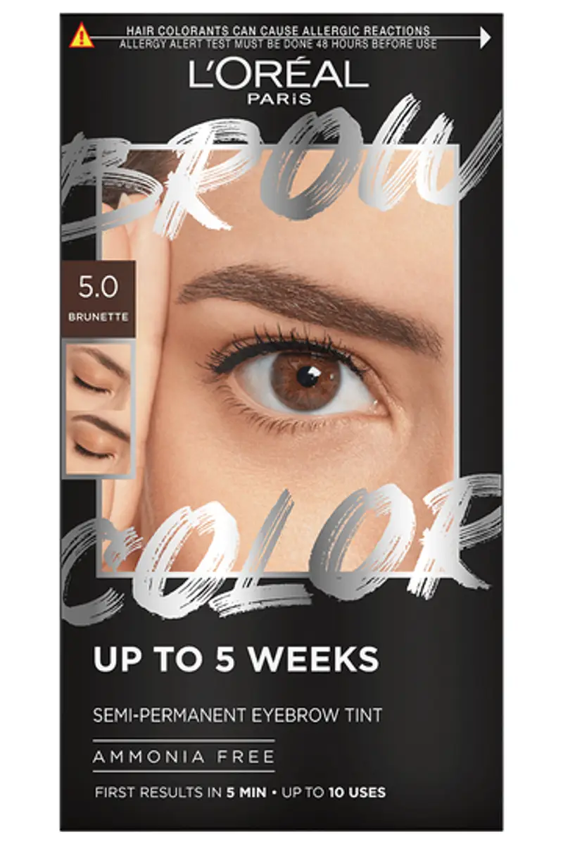 L'Oréal Brow Color - Colorazione semipermanente sopracciglia - 5.0