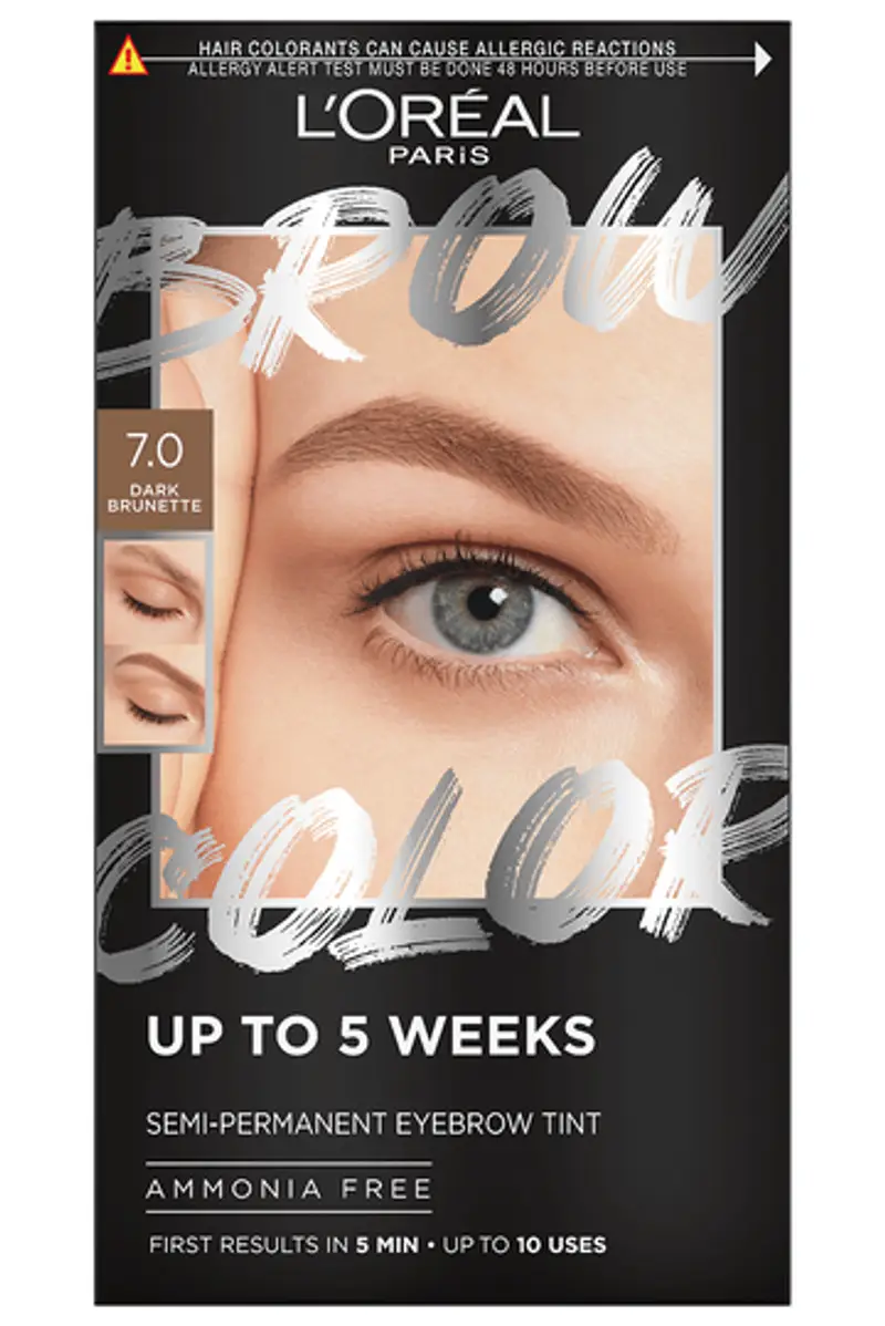 L'Oréal Brow Color - Colorazione semipermanente sopracciglia - 7.0