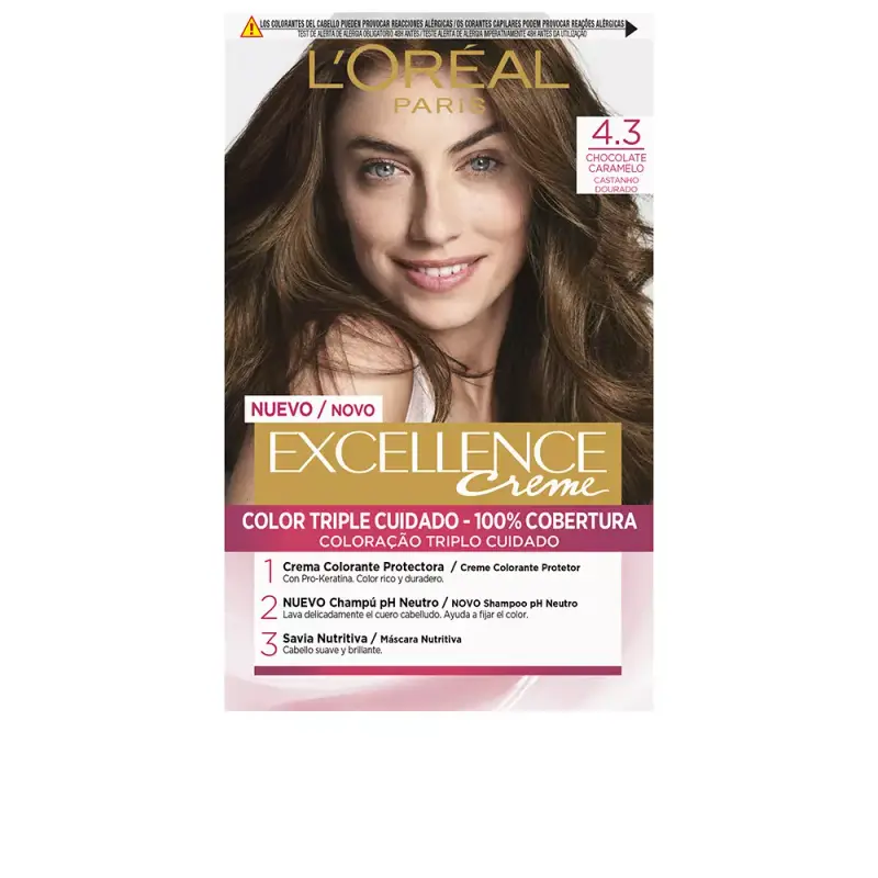 L'Oréal Colorazione Triplo Trattamento - 4.3 Cioccolato Caramello
