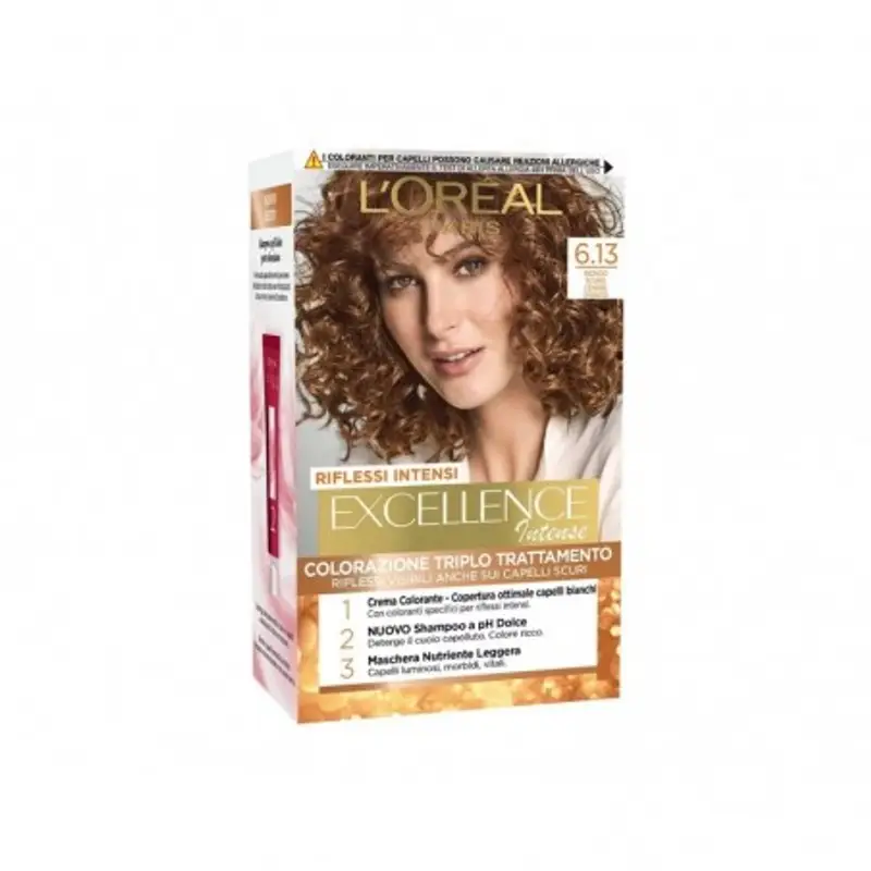 L'Oréal Colorazione Triplo Trattamento - 6.13 Biondo scuro cenere dorato