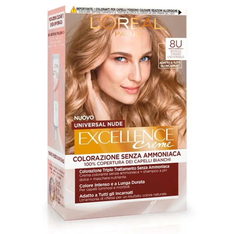 L'Oréal Excellance Creme - 8U Biondo chiaro universale