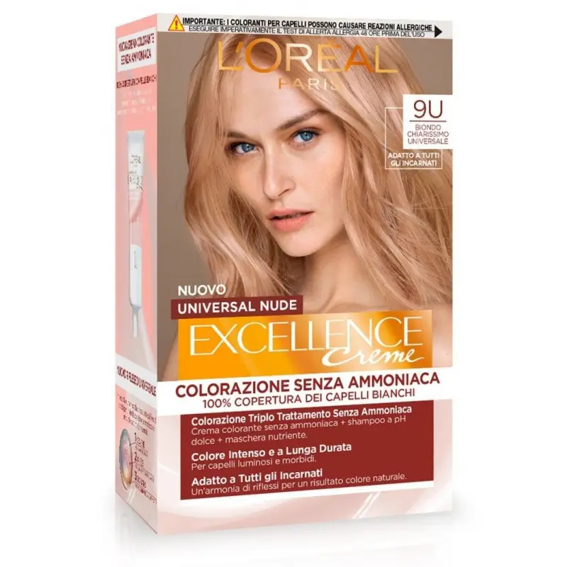L'Oréal Excellance Creme - 9U Biondo chiarissimo universale