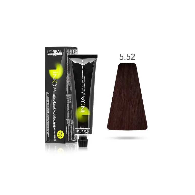 L'Oréal Inoa - 5,52 - castano chiaro mogano irisé
