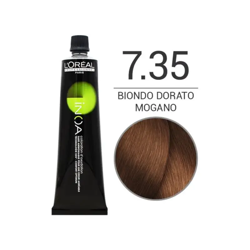 L'Oréal Inoa - 7.35 - Biondo dorato mogano