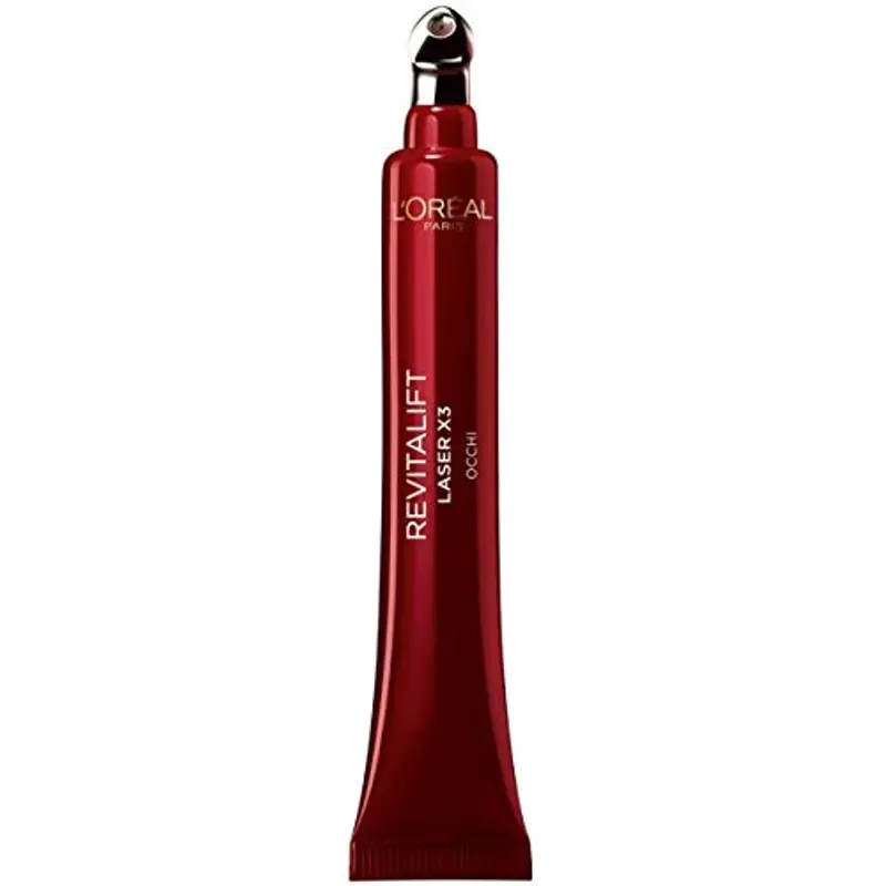 L'Oréal Paris Contorno Occhi Revitalift Laser X3, Azione Antirughe Anti-Età con Acido Ialuronico e Pro miniatura 3