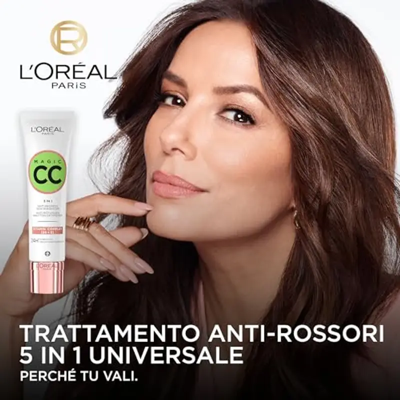 L'Oréal Paris, Crema Anti-Rossori Color Verde, Con Vitamine B5 ed E, Pelle Idratata Fino a 24h e Uniformata, Risultato miniatura 2