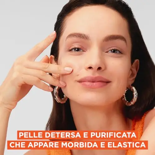 L'Oréal Paris Detergente Viso Purificante, Adatto a Pelli Sensibili, Azione Levigante e Uniformante, Pelle Morbida e miniatura 2