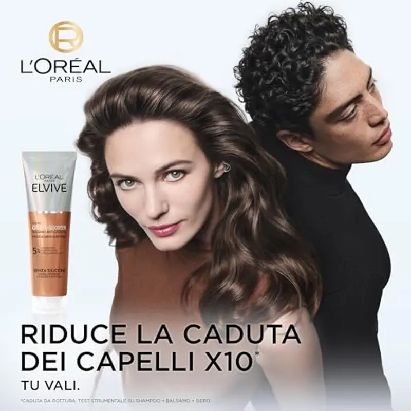 L'Oréal Paris Elvive Shampoo Anti-Caduta Fortificante, Per Capelli Deboli e Tendenti alla Rottura, Caduta Ridotta 10X miniatura 2