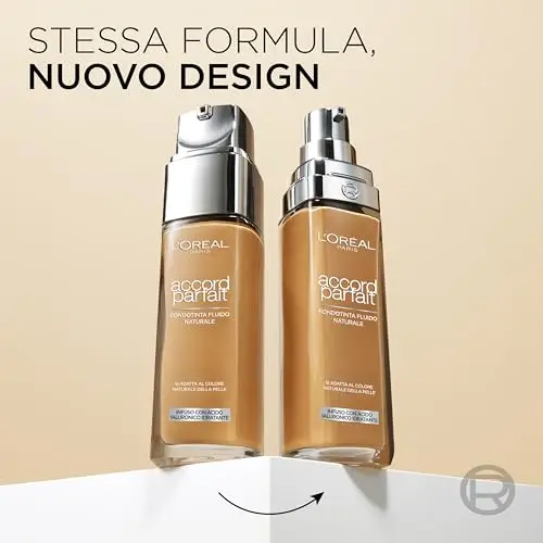 L'Oréal Paris Fondotinta Liquido, Incarnato Uniforme e Illuminato, Finish Naturale, Per Tutti i Tipi di Pelle, Formula miniatura 3