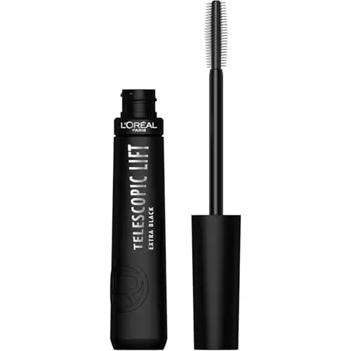 L'Oréal Paris Mascara Telescopic Lift, 5mm di Lunghezza per le tue Ciglia, Volumizza, Solleva, Lunga Tenuta 36h,