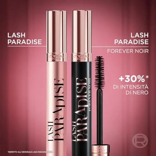 L'Oréal Paris Mascara Volumizzante, Pigmenti Ultra Intensi, Fino a 20x più Volume, Tenuta Fino a 24h, Scovolino in miniatura 3