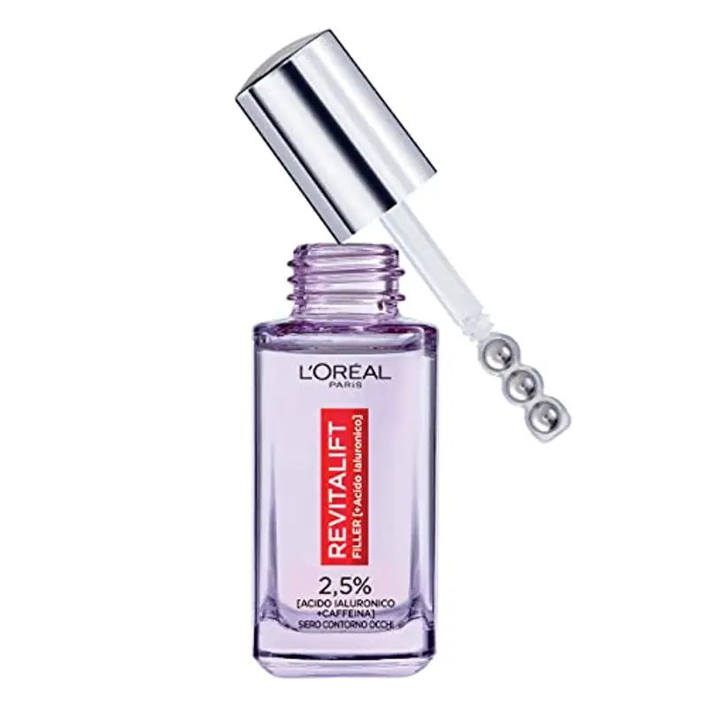 L'Oréal Paris Siero Contorno Occhi Revitalift Filler, Azione Rimpolpante e Anti-rughe, Con 2, 5% di Acido miniatura 2