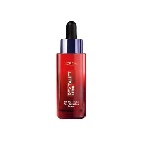 L'Oréal Paris Siero Tri-Peptidi Anti-Età Revitalift Laser, Per Tutti i Tipi di Pelle, Pelle Idratata ed Elastica,