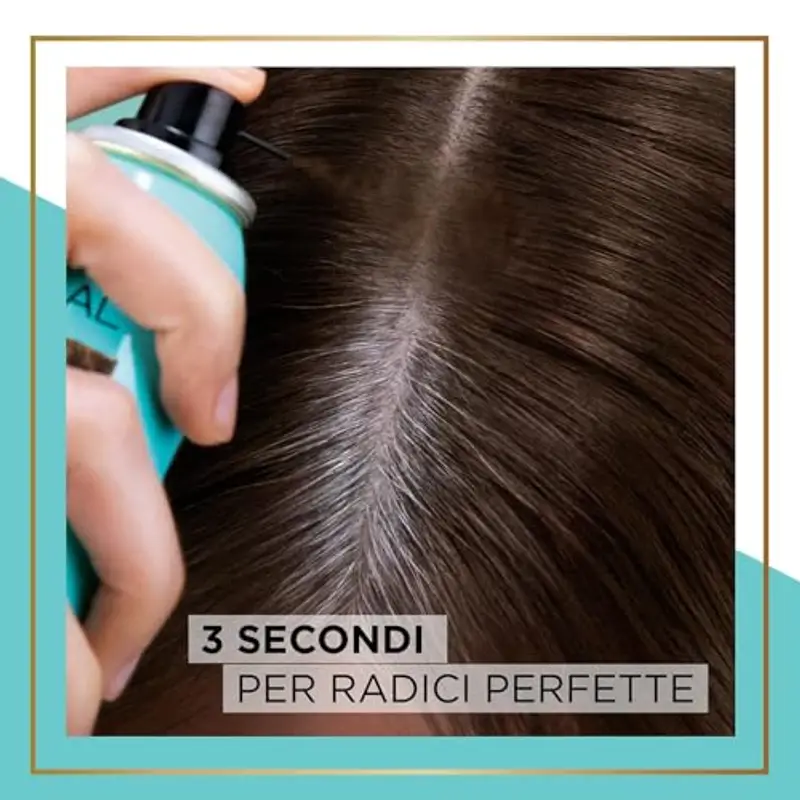 L'Oréal Paris Spray Ritocco Perfetto, Spray Istantaneo per Radici e Capelli Bianchi, Durata fino a 1 Shampoo, Colore miniatura 3