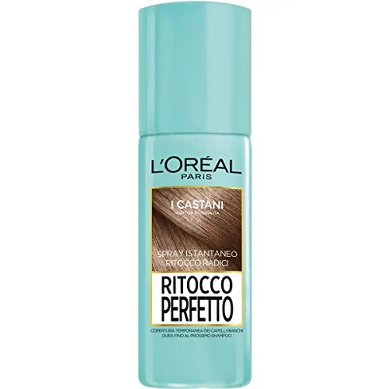 L'Oréal Paris Spray Ritocco Perfetto, Spray Istantaneo per Radici e Capelli Bianchi, Durata fino a 1 Shampoo, Colore miniatura 2