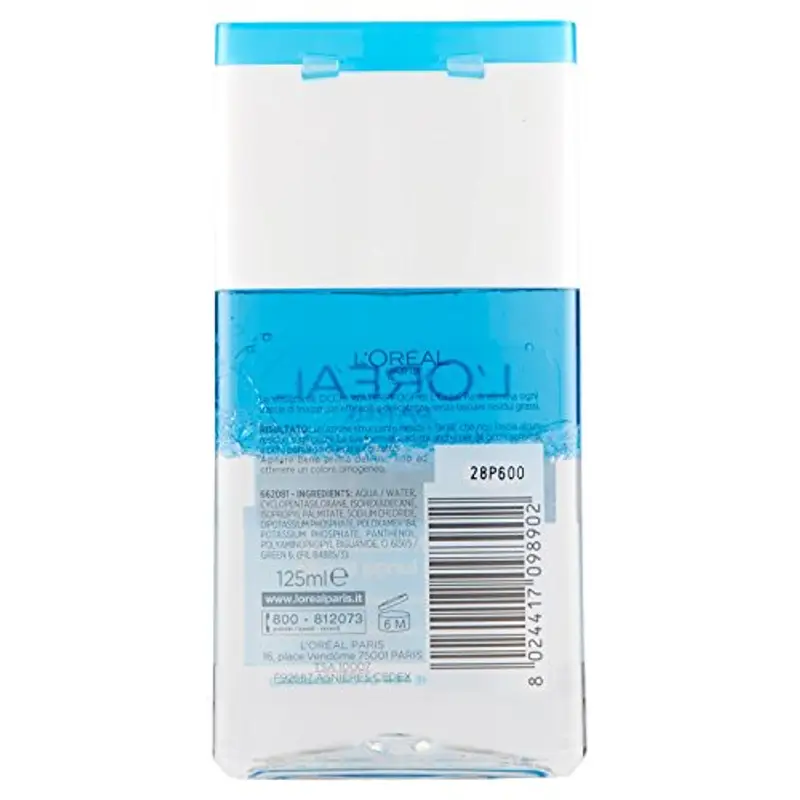 L'Oréal Paris Struccante Occhi Waterproof, Strucca Efficacemente il Trucco a Lunga Tenuta, No Residui Grassi, 125 ml miniatura 3