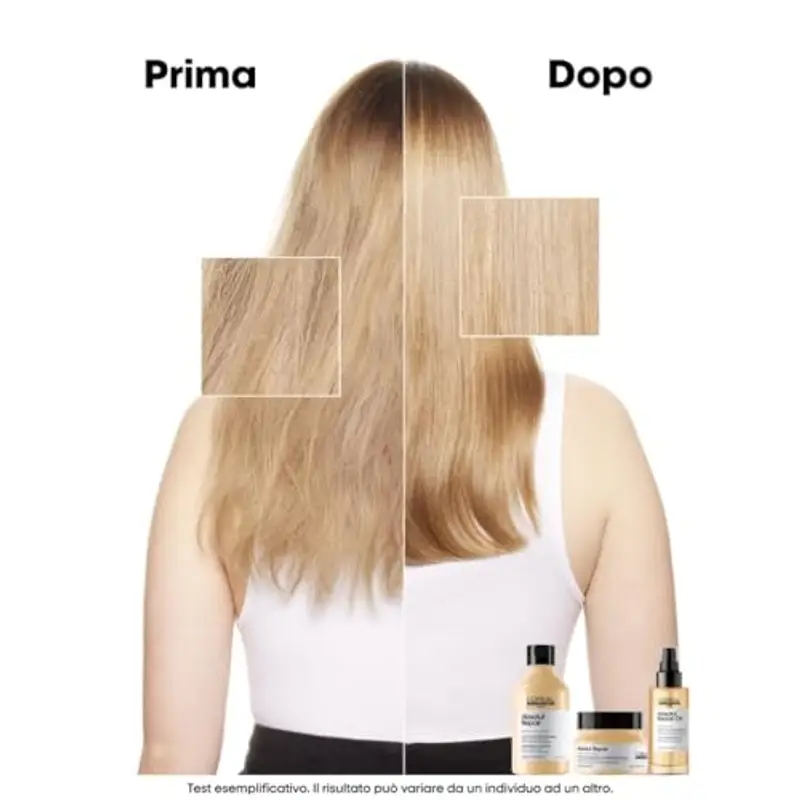 L'Oréal Professionnel Paris Shampoo professionale per capelli secchi e danneggiati Absolut Repair Serie Expert, Formula miniatura 3