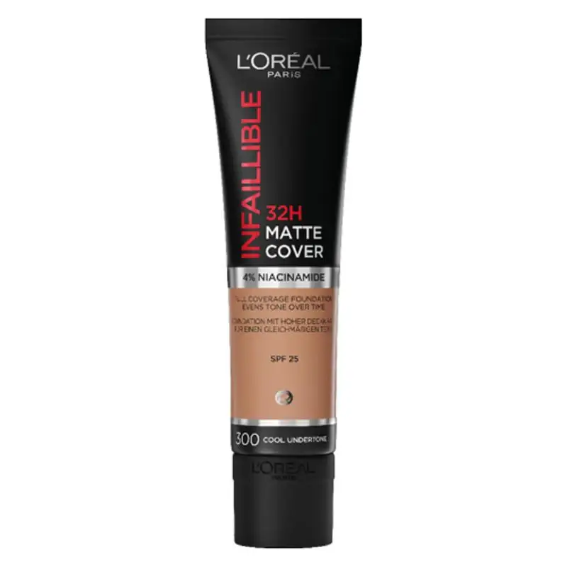 Infaillible 32H Matte Cover Fondotinta 300 - Cool Undertone 30 Ml