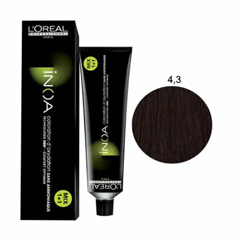 L'Oreal Inoa Tintura - 4.3 Castano Dorato