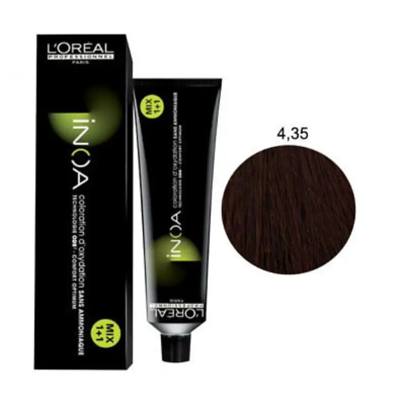 L'Oreal Inoa Tintura - 4.35 Castano Dorato Mogano
