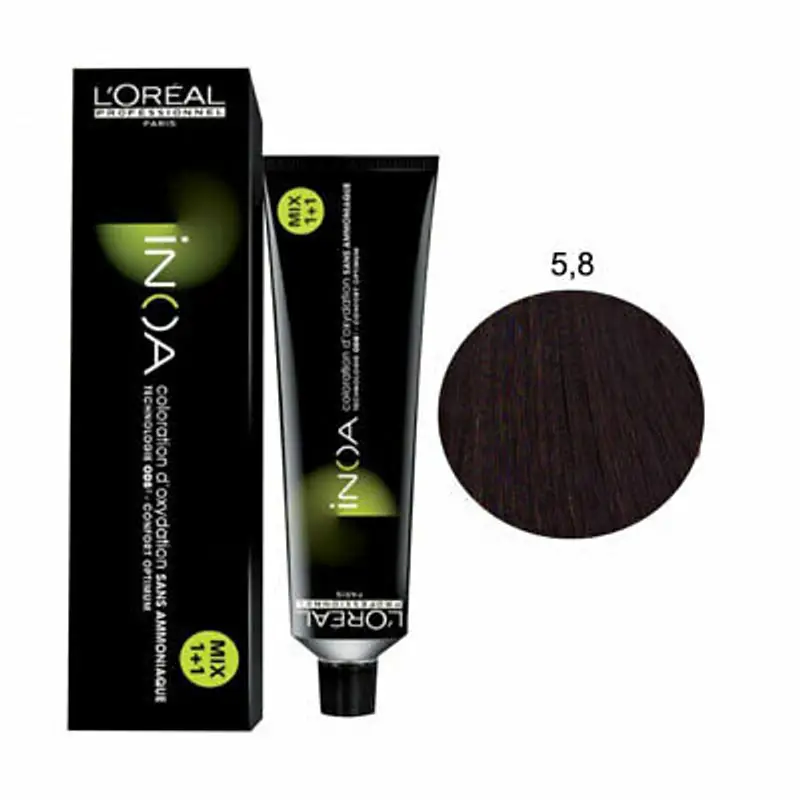 L'Oreal Inoa Tintura - 5.8 Castano Chiaro Marrone
