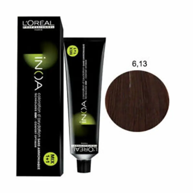 L'Oreal Inoa Tintura - 6.13 Biondo Scuro Beige Cenere