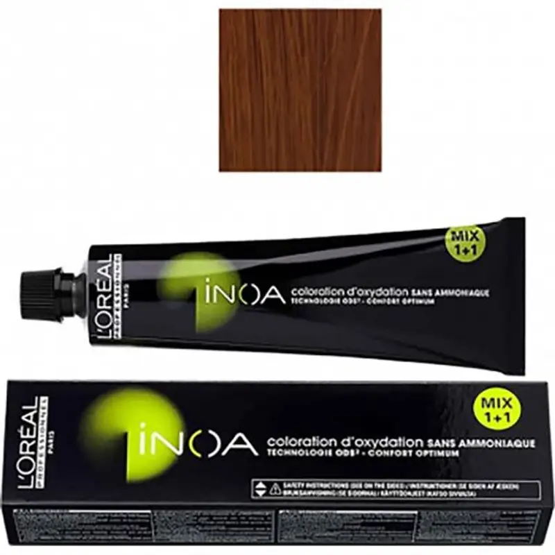 L'Oreal Inoa Tintura - 6.40 Biondo Scuro Rame Intenso