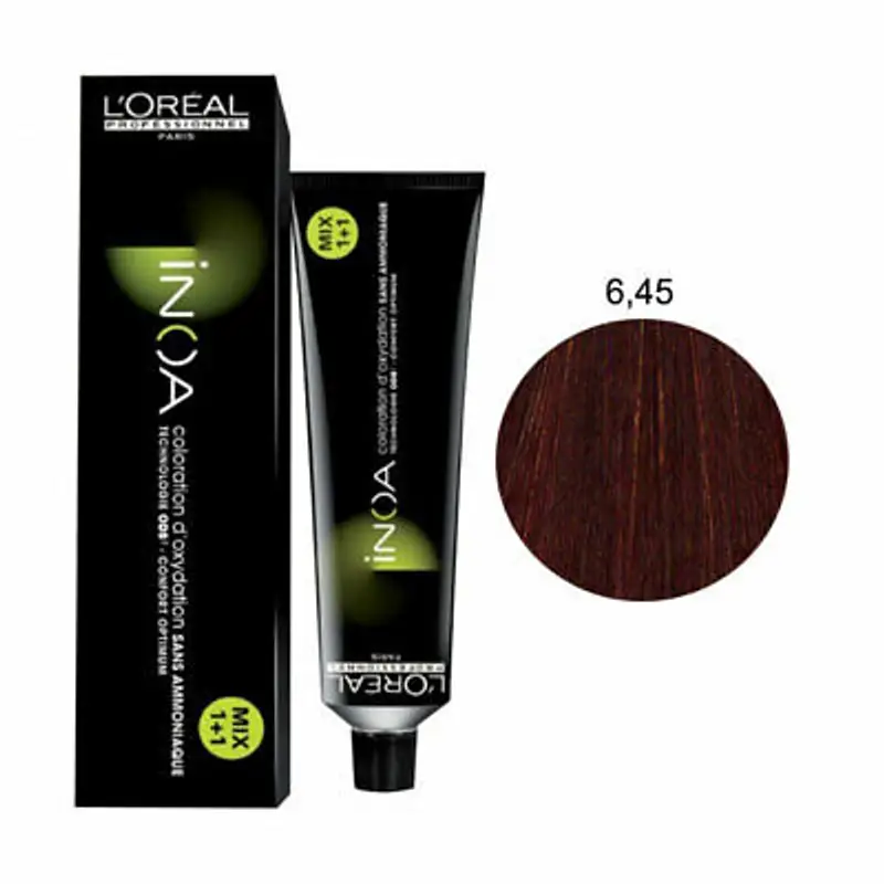 L'Oreal Inoa Tintura - 6.45 Biondo Scuro Rame Mogano