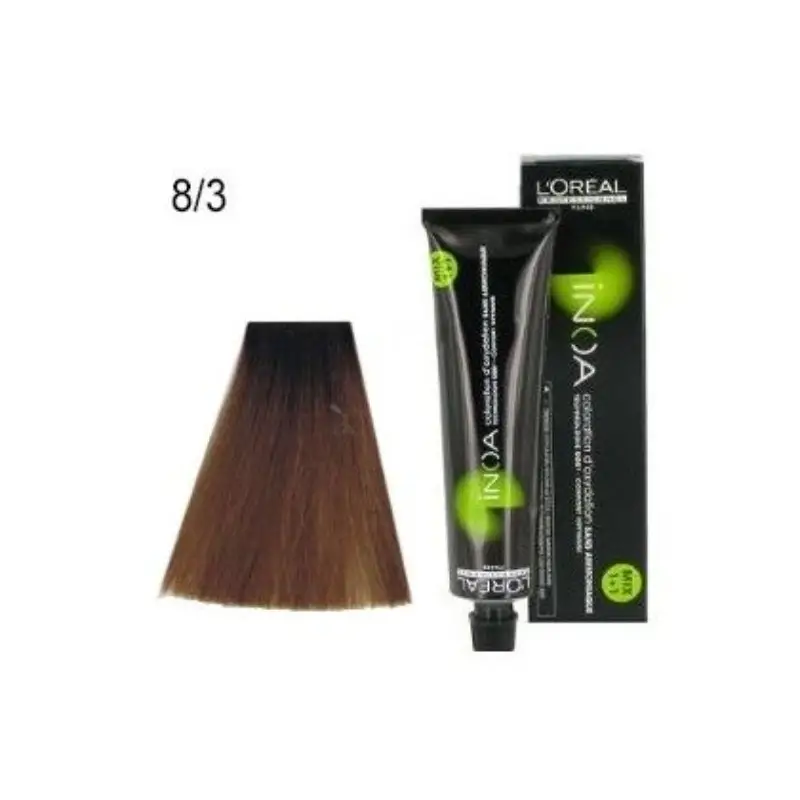 L'Oreal Inoa Tintura - 8.3 Biondo Chiaro Dorato