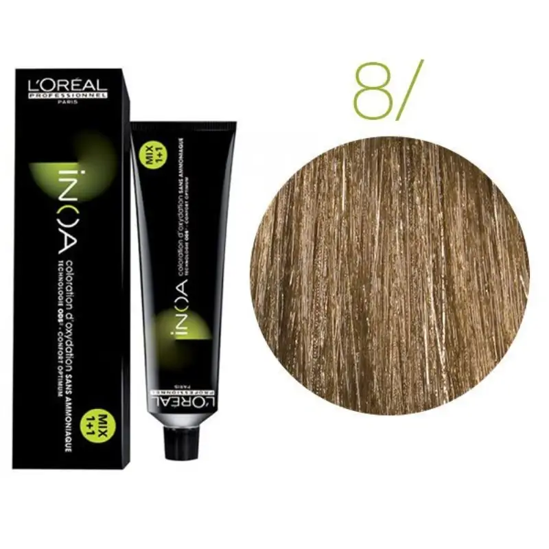 L'Oreal Inoa Tintura - 8 Biondo Chiaro