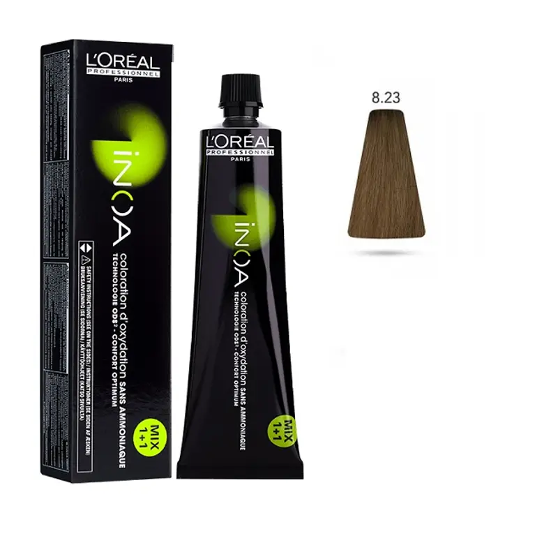L'Oreal Inoa Tinture - 8.23 Biondo Chiaro Irisèe Dorato