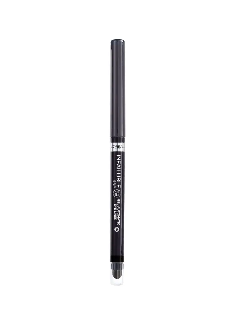 L'OREAL, L'oréal Paris Matita Automatica In Gel Infaillible 36h Grip Liner, Tratto Sfumabile A Lunga Tenuta, Waterproof, Formula In Gel, Tonalità: 03 Taupe Grey., Donna, Bianco, Taglia: FASUL