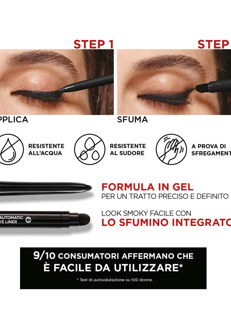 L'OREAL, L'oréal Paris Matita Automatica In Gel Infaillible 36h Grip Liner, Tratto Sfumabile A Lunga Tenuta, Waterproof, Formula In Gel, Tonalità: 08 Emerald Green., Donna, Verde scuro, Taglia: FASUL miniatura 2