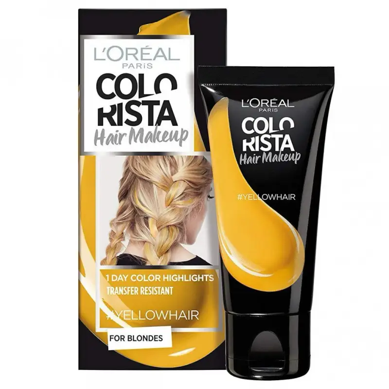 L'Oreal Paris, Colorista Makeup, Tintura per Capelli Semipermanente, #giallo, 30 ml