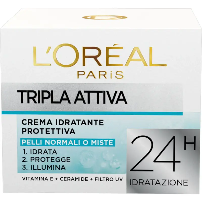 Dermo Expertise Tripla Attiva Pelli Normali-Miste - Crema idratante viso miniatura 2