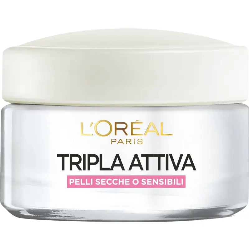Dermo Expertise Tripla Attiva Pelli Secche-Sensibili - Crema idratante viso