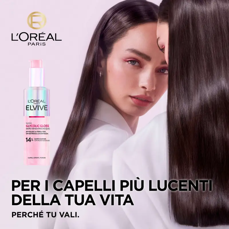Elvive Glycolic Gloss Siero Senza Risciacquo con Acido Glicolico - Siero capelli miniatura 2