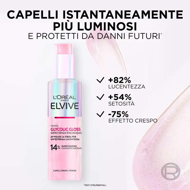 Elvive Glycolic Gloss Siero Senza Risciacquo con Acido Glicolico - Siero capelli miniatura 5
