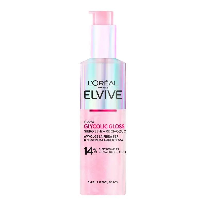 Elvive Glycolic Gloss Siero Senza Risciacquo con Acido Glicolico - Siero capelli
