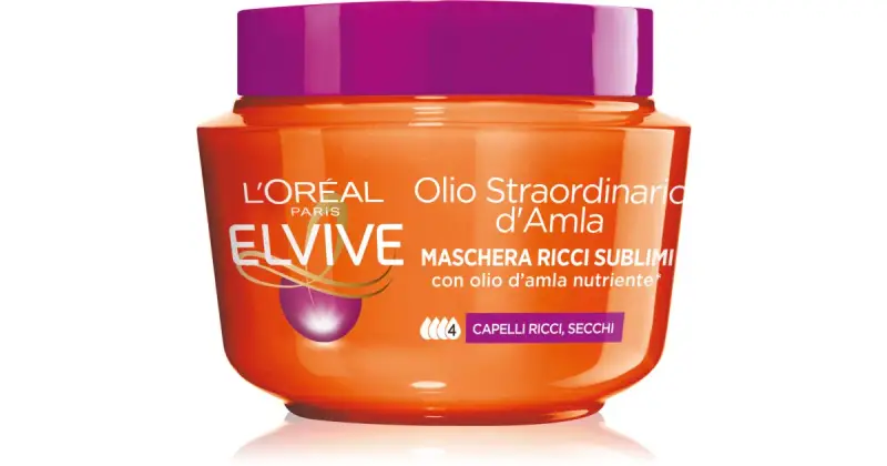 L’Oréal Paris Elvive Olio Straordinario Ricci Sublimi maschera per capelli ricci 300 ml
