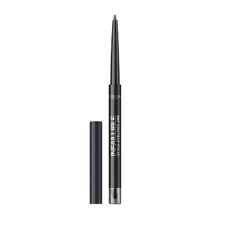 L'Oreal Paris, Infaillible 24H , Waterproof, Contour, matita eyeliner in gel, 301, Night Day Black, 10 g