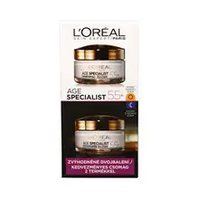 L´oréal Set Antirughe Giorno e Notte Speciale Età 55+ 2 x 50 ml - 50ml